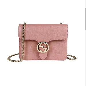 Gucci Soft Pink Crossbody - Interlocking GG Clasp